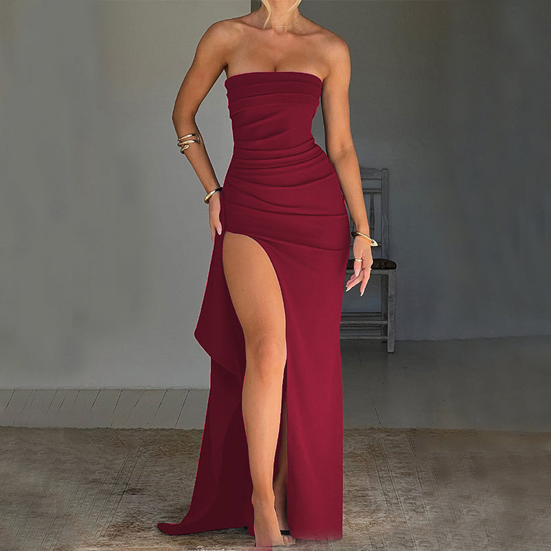 Vestido “Eclipse Royale” – Vestido Elegante de Fiesta con Corte Alto & Fit Escultural