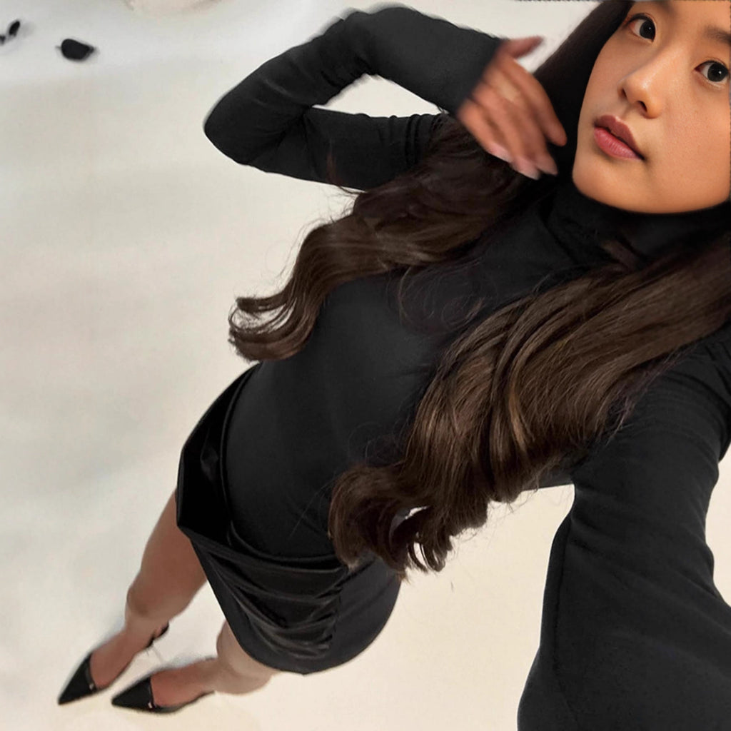 Vestido Noir Sculpt Urban Fit