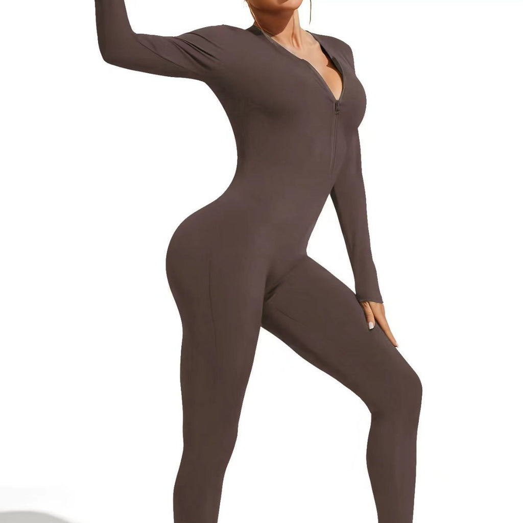 Body con Cremallera Larga Sexy – Ultra Elástico "Push-Up”